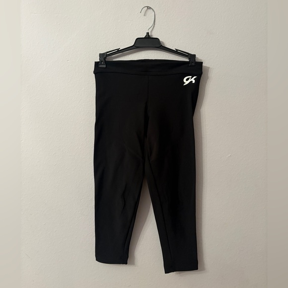 GK Elite Black Gymnastics Leggings - Picture 1 of 4